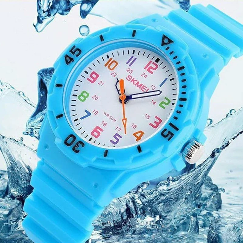 Mode Lässig Kinder Uhren 50M Wasserdichte Quarz Armbanduhren Jelly Kinder Uhr Studenten Uhr