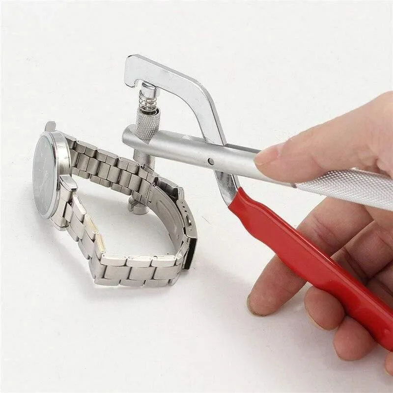 Professionelle Uhrenarmband Link Teller Entferner Zangen Werkzeug Mit 3 Ersatzstifte Reparatur Kits Werkzeuge Für Uhr