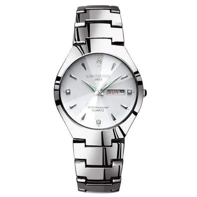 Lovers Watch Damenmode Kalender Leuchtende Uhren Herren Casual Wasserdicht Quarz Armbanduhren Unisex