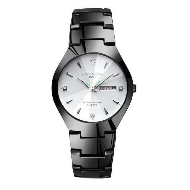 Lovers Watch Damenmode Kalender Leuchtende Uhren Herren Casual Wasserdicht Quarz Armbanduhren Unisex