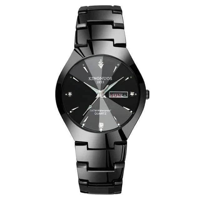Lovers Watch Damenmode Kalender Leuchtende Uhren Herren Casual Wasserdicht Quarz Armbanduhren Unisex