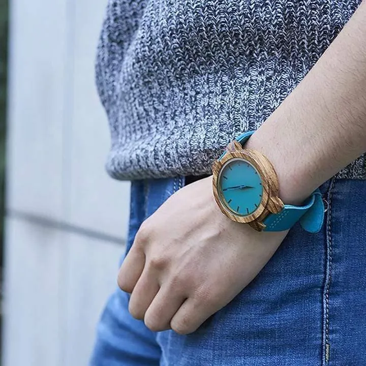 Frauen Uhren relogio feminino Luxus Mode Blau Lederband geliebten Quarz Armbanduhr C-C28 DROP SHIPPING