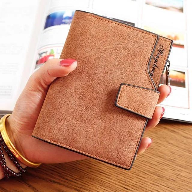 Brieftasche Frauen Leder Kreditkarteninhaber Reißverschluss Brieftasche Kurze Geldbörse Für Karten Geldbörse Portefeuille Zip Karte Kurze Clutch