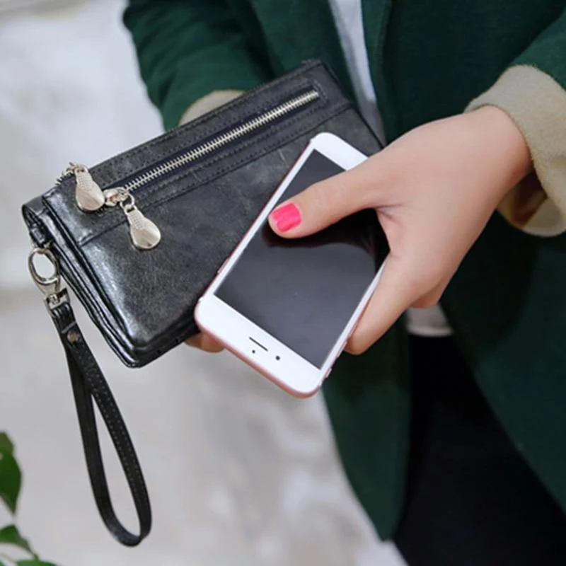 Design Frauen Brieftasche Lange Hohe Qualität Weibliche Kupplung Reißverschluss Geldbörsen Große Kapazität Geldbörse handy tasche Tasche