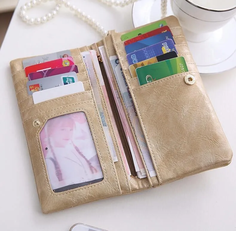 Design Frauen Brieftasche Lange Hohe Qualität Weibliche Kupplung Reißverschluss Geldbörsen Große Kapazität Geldbörse handy tasche Tasche