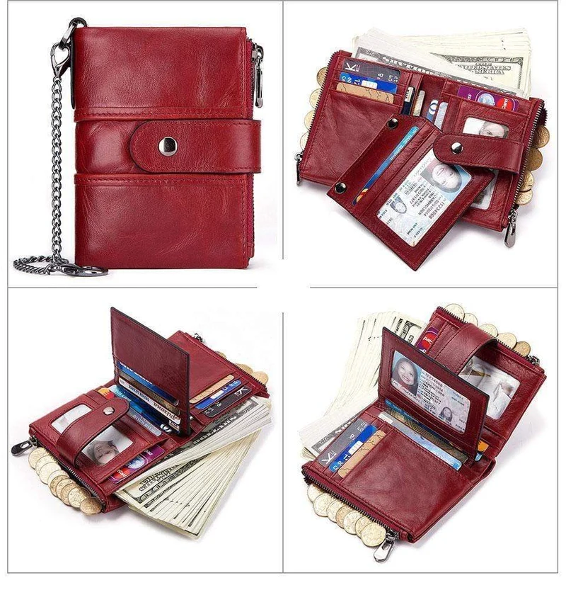Echtes Leder Kostenlose Gravur Qualität Brieftasche Frauen Crazy Horse Brieftaschen Geldbörse Kurze Männliche Mini Geld Tasche Mädchen
