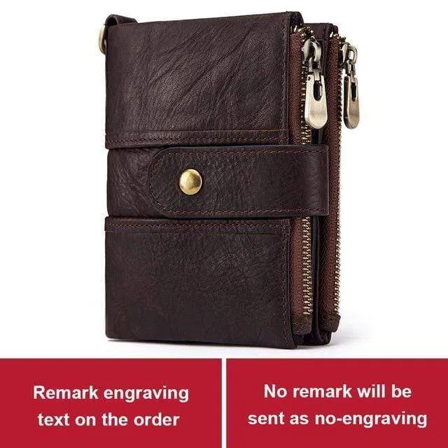 Echtes Leder Kostenlose Gravur Qualität Brieftasche Frauen Crazy Horse Brieftaschen Geldbörse Kurze Männliche Mini Geld Tasche Mädchen