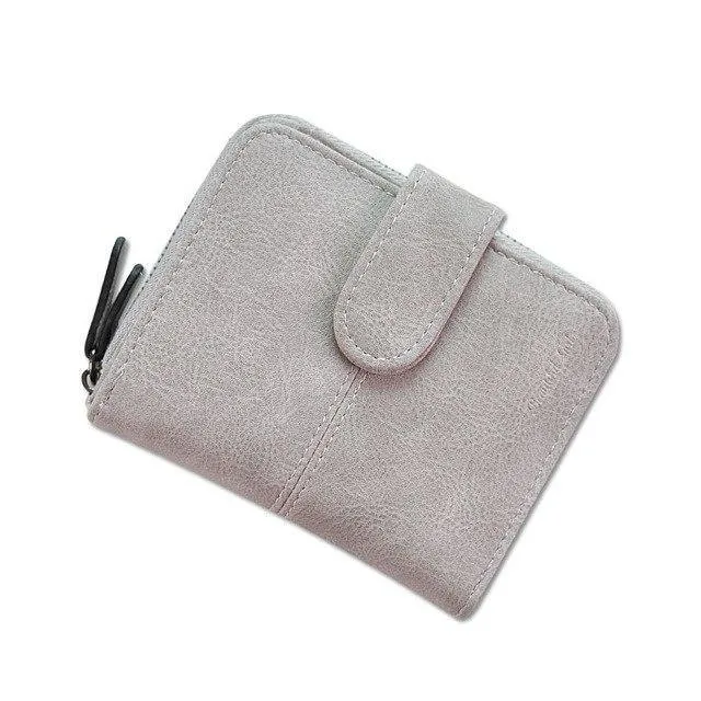 Frauen Kleine Brieftasche Für Kreditkarte Weibliche Geldbörse Leder Brieftasche Mode Kurze Kupplung Dame Solide Mini Geldbörse Frauen Brieftaschen