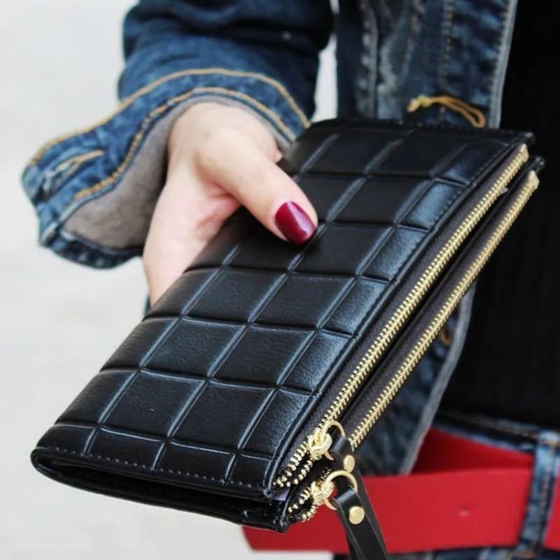 Frauen Brieftasche Kupplung frauen Geldbörse Beste Telefon Brieftasche Weibliche Fall Telefon Tasche Carteira Femme