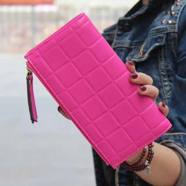 Frauen Brieftasche Kupplung frauen Geldbörse Beste Telefon Brieftasche Weibliche Fall Telefon Tasche Carteira Femme