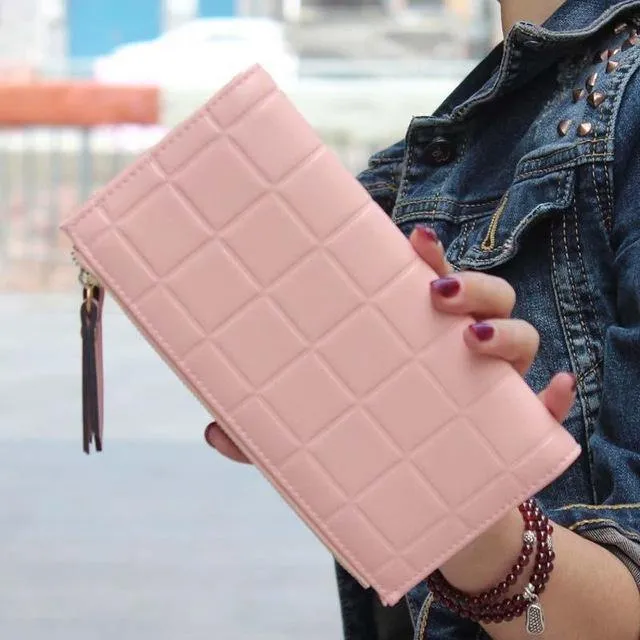 Frauen Brieftasche Kupplung frauen Geldbörse Beste Telefon Brieftasche Weibliche Fall Telefon Tasche Carteira Femme