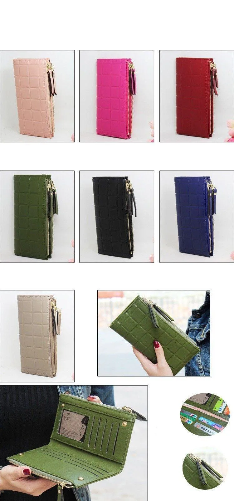 Frauen Brieftasche Kupplung frauen Geldbörse Beste Telefon Brieftasche Weibliche Fall Telefon Tasche Carteira Femme