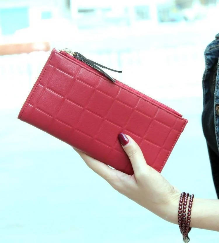 Frauen Brieftasche Kupplung frauen Geldbörse Beste Telefon Brieftasche Weibliche Fall Telefon Tasche Carteira Femme