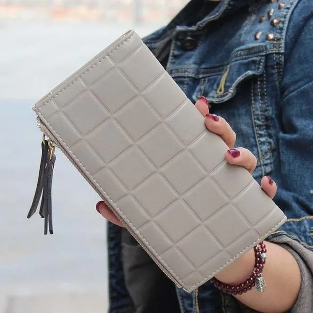 Frauen Brieftasche Kupplung frauen Geldbörse Beste Telefon Brieftasche Weibliche Fall Telefon Tasche Carteira Femme