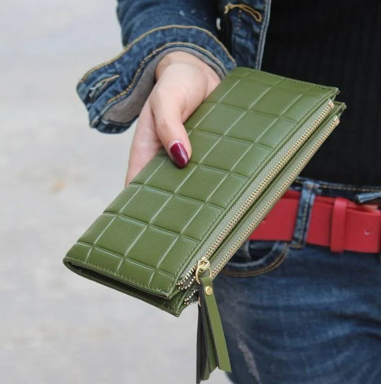 Frauen Brieftasche Kupplung frauen Geldbörse Beste Telefon Brieftasche Weibliche Fall Telefon Tasche Carteira Femme