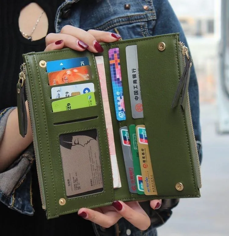 Frauen Brieftasche Kupplung frauen Geldbörse Beste Telefon Brieftasche Weibliche Fall Telefon Tasche Carteira Femme
