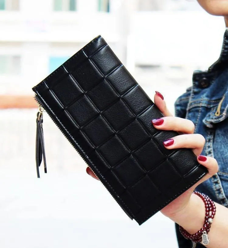 Frauen Brieftasche Kupplung frauen Geldbörse Beste Telefon Brieftasche Weibliche Fall Telefon Tasche Carteira Femme