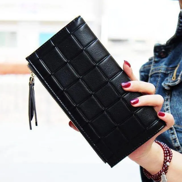 Frauen Brieftasche Kupplung frauen Geldbörse Beste Telefon Brieftasche Weibliche Fall Telefon Tasche Carteira Femme