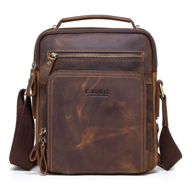 Leder Herren Umhängetasche Vintage Messenger Bags Herren Bolsos Herren Umhängetaschen Herren Handtasche Schultertasche