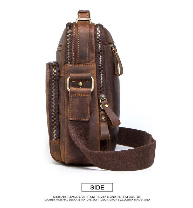 Leder Herren Umhängetasche Vintage Messenger Bags Herren Bolsos Herren Umhängetaschen Herren Handtasche Schultertasche
