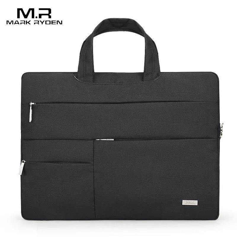 Mann Laptop Tasche wasserdicht passen 15.6 Zoll Handtaschen Aktentasche männlich