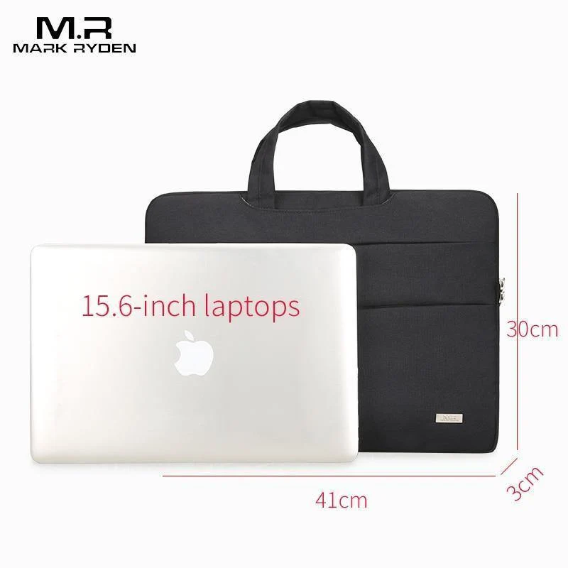 Mann Laptop Tasche wasserdicht passen 15.6 Zoll Handtaschen Aktentasche männlich