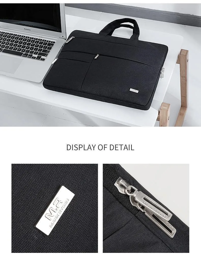 Mann Laptop Tasche wasserdicht passen 15.6 Zoll Handtaschen Aktentasche männlich