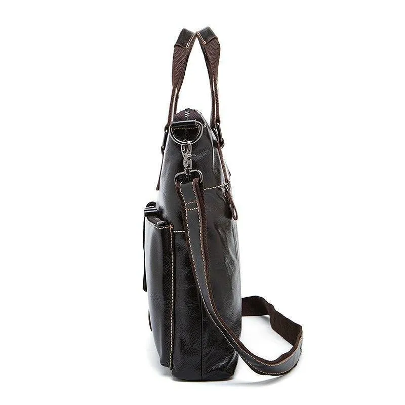 Leder Männer Tasche Casual Business Leder Herren Messenger Tasche Vintage herren Umhängetasche bolsas