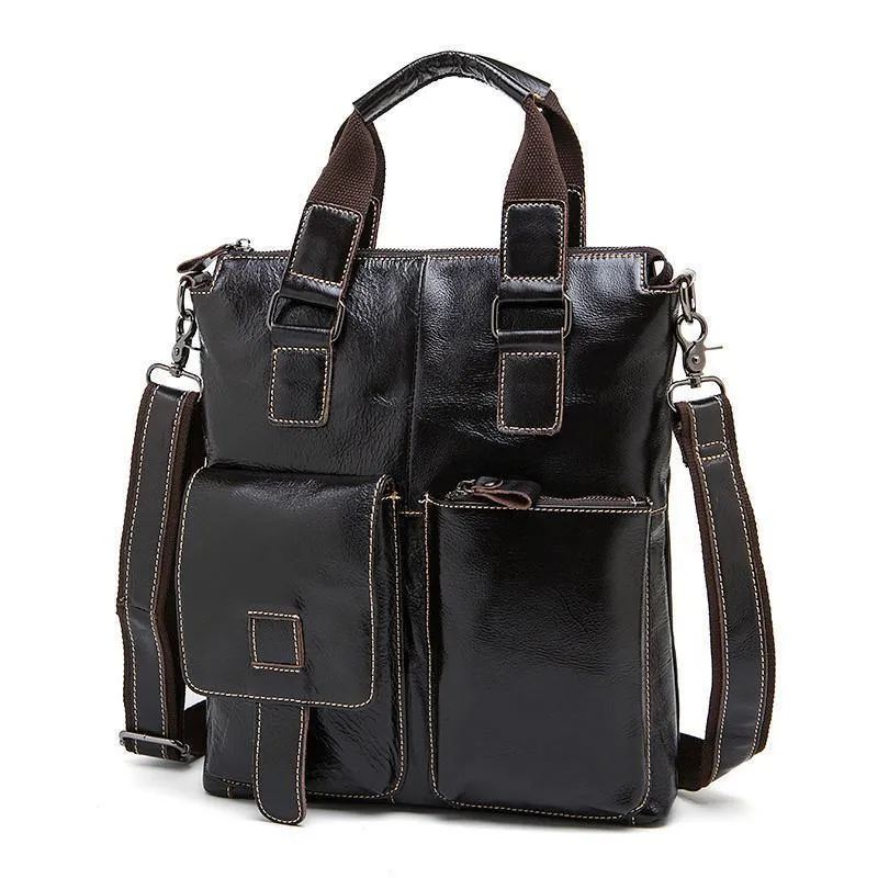 Leder Männer Tasche Casual Business Leder Herren Messenger Tasche Vintage herren Umhängetasche bolsas