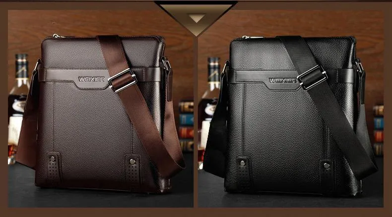 Pu-leder männer messenger bags casual umhängetasche business herren handtasche taschen für geschenk herren kleine aktentasche