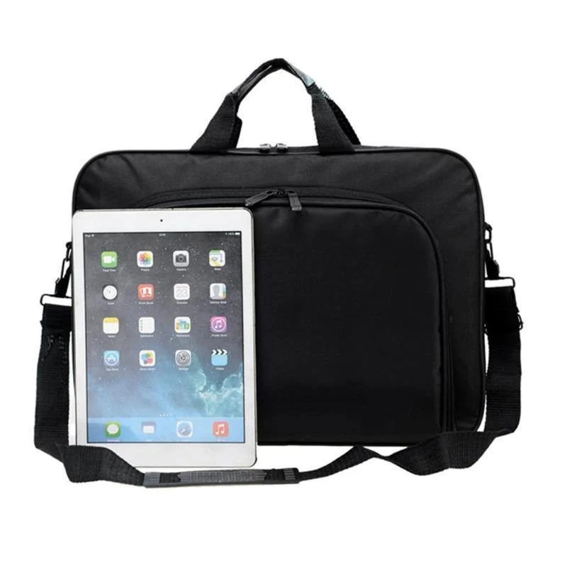 Business Tragbare Nylon Computer Handtaschen Reißverschluss Schulter Laptop Einfache Tasche männer tasche schulter laptop schwarz