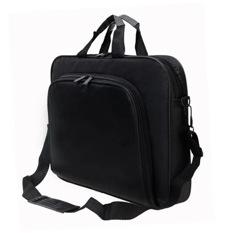 Business Tragbare Nylon Computer Handtaschen Reißverschluss Schulter Laptop Einfache Tasche männer tasche schulter laptop schwarz