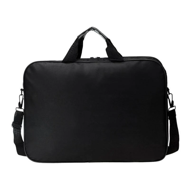 Business Tragbare Nylon Computer Handtaschen Reißverschluss Schulter Laptop Einfache Tasche männer tasche schulter laptop schwarz