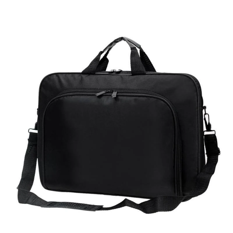 Business Tragbare Nylon Computer Handtaschen Reißverschluss Schulter Laptop Einfache Tasche männer tasche schulter laptop schwarz