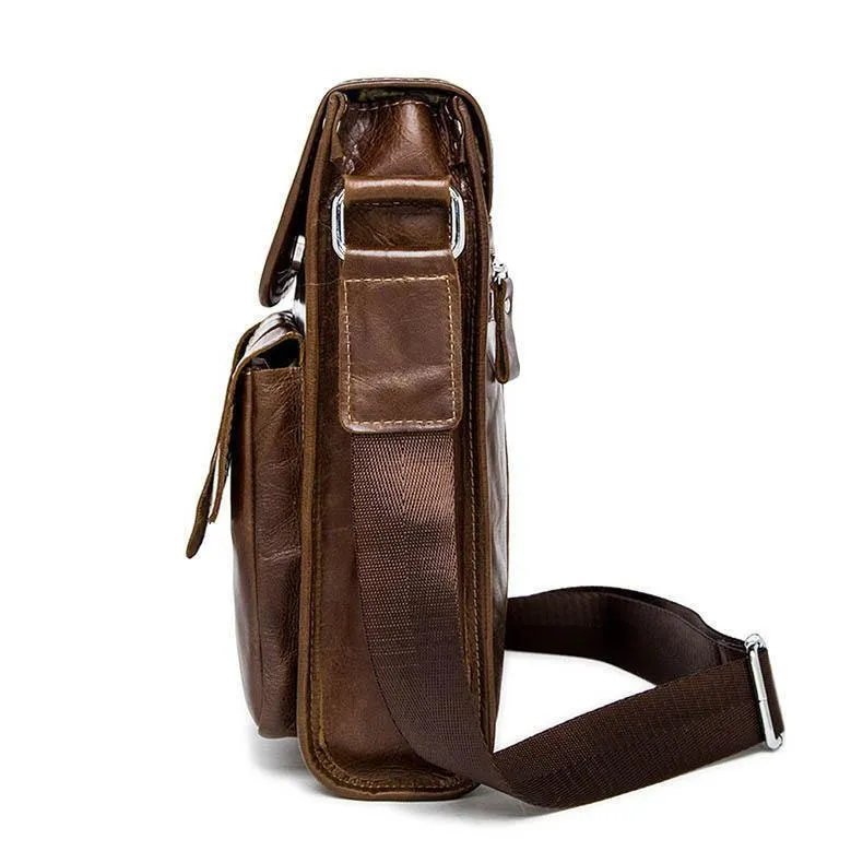 Männer Aktentasche taschen Aus Echtem Leder große kapazität tasche männlichen vintage taschen luxus Marke Casual schulter tasche