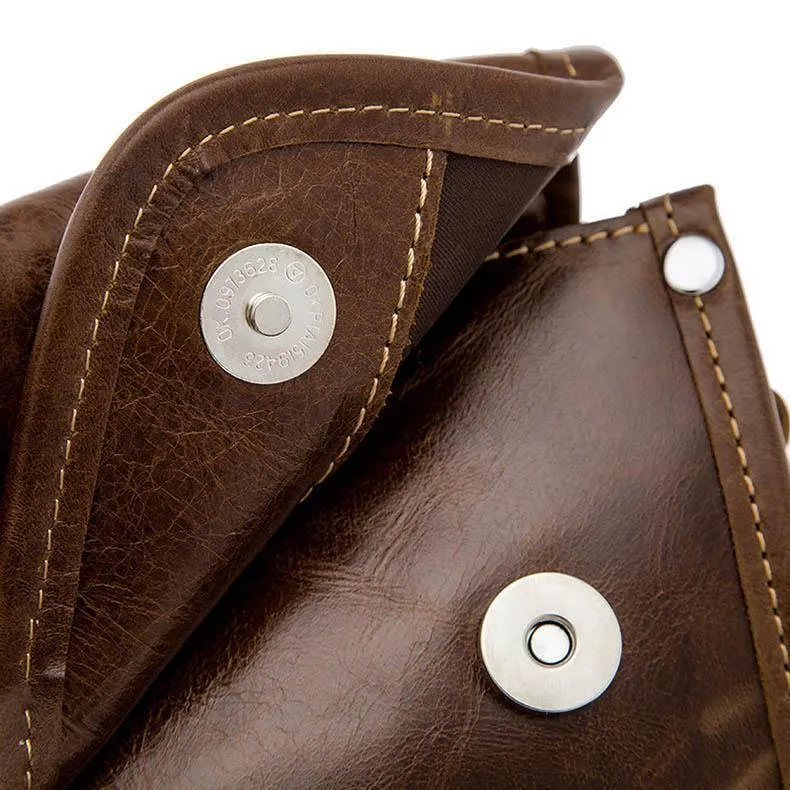 Männer Aktentasche taschen Aus Echtem Leder große kapazität tasche männlichen vintage taschen luxus Marke Casual schulter tasche