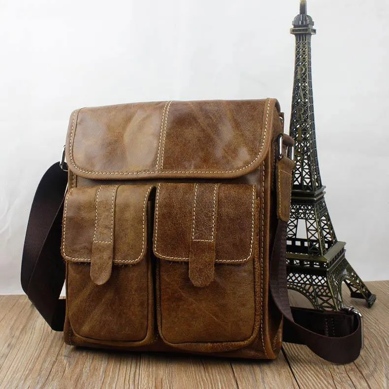 Männer Aktentasche taschen Aus Echtem Leder große kapazität tasche männlichen vintage taschen luxus Marke Casual schulter tasche