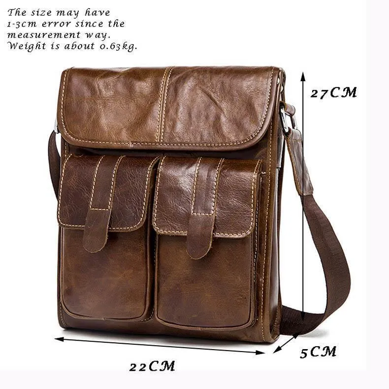 Männer Aktentasche taschen Aus Echtem Leder große kapazität tasche männlichen vintage taschen luxus Marke Casual schulter tasche
