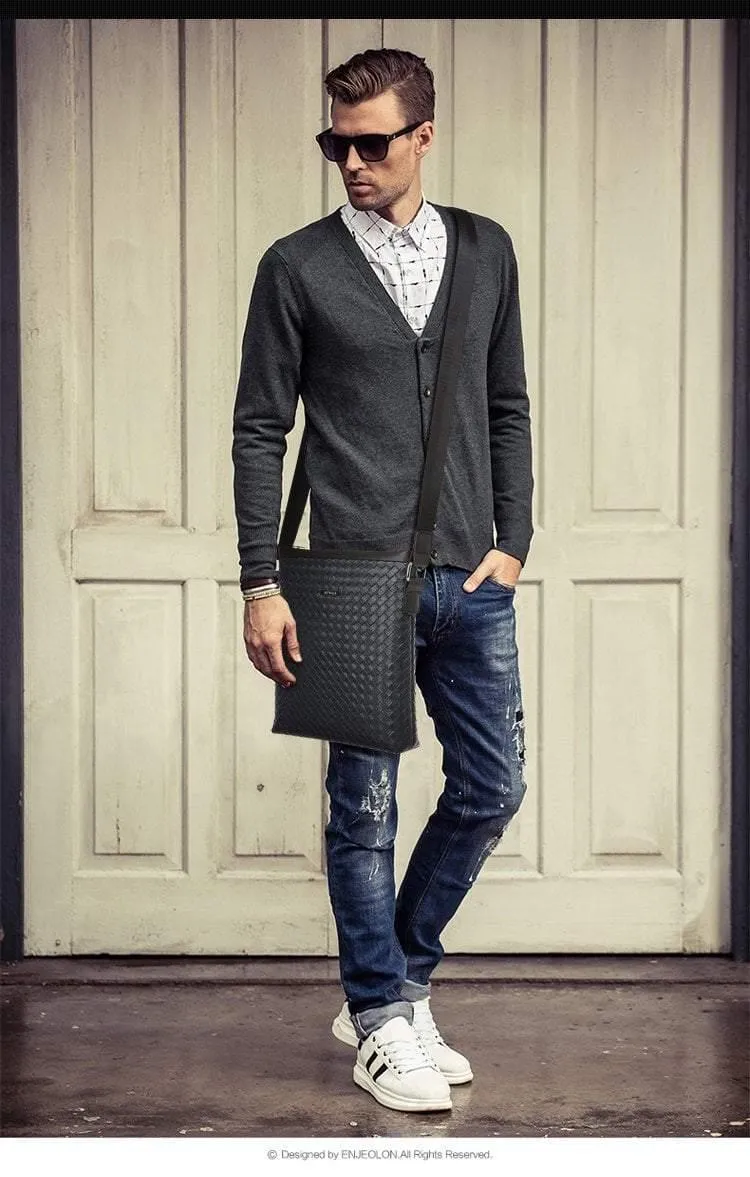 Herrentaschen Herren Messenger Bags Business Herren Reisetasche Mann Leder Umhängetasche Umhängetasche Handtaschen