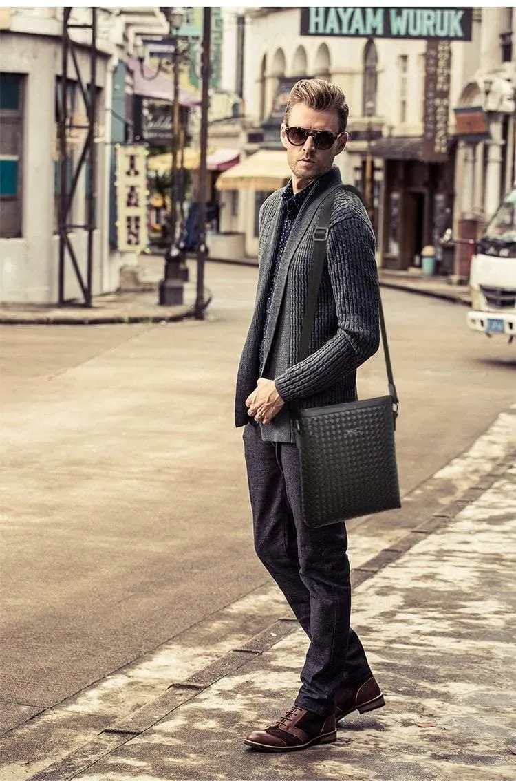 Herrentaschen Herren Messenger Bags Business Herren Reisetasche Mann Leder Umhängetasche Umhängetasche Handtaschen