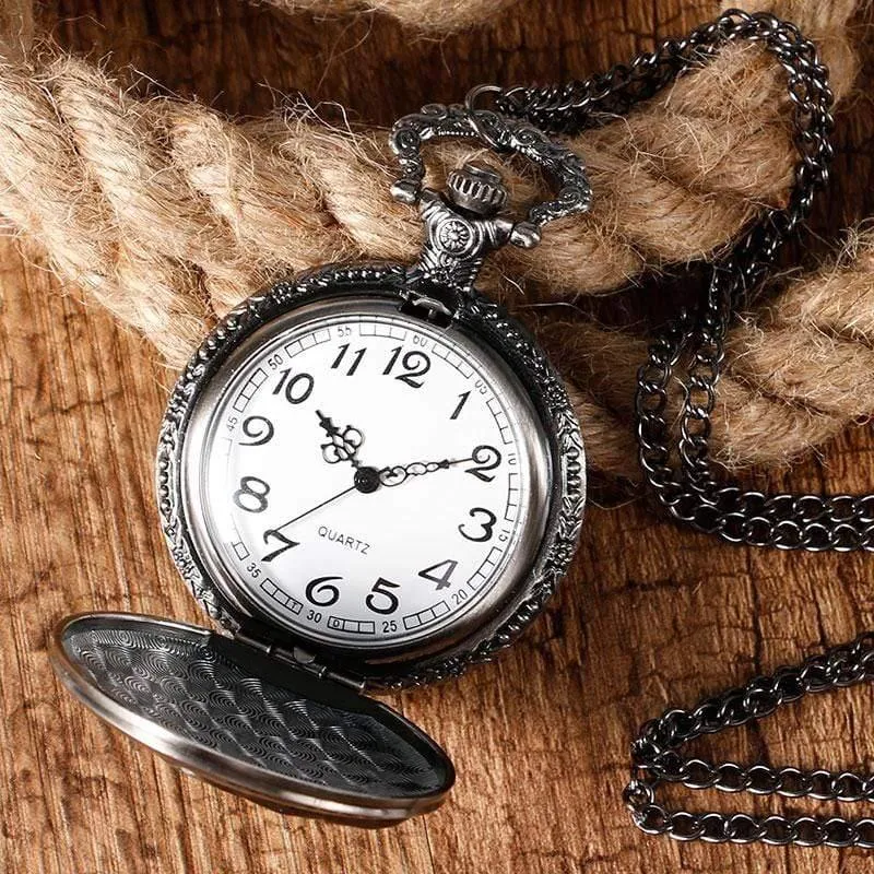 Stark House Crest Wolf Silber Bronze Quarz Taschenuhr Uhr Antike Männer Frauen Halskette Kette Geschenke