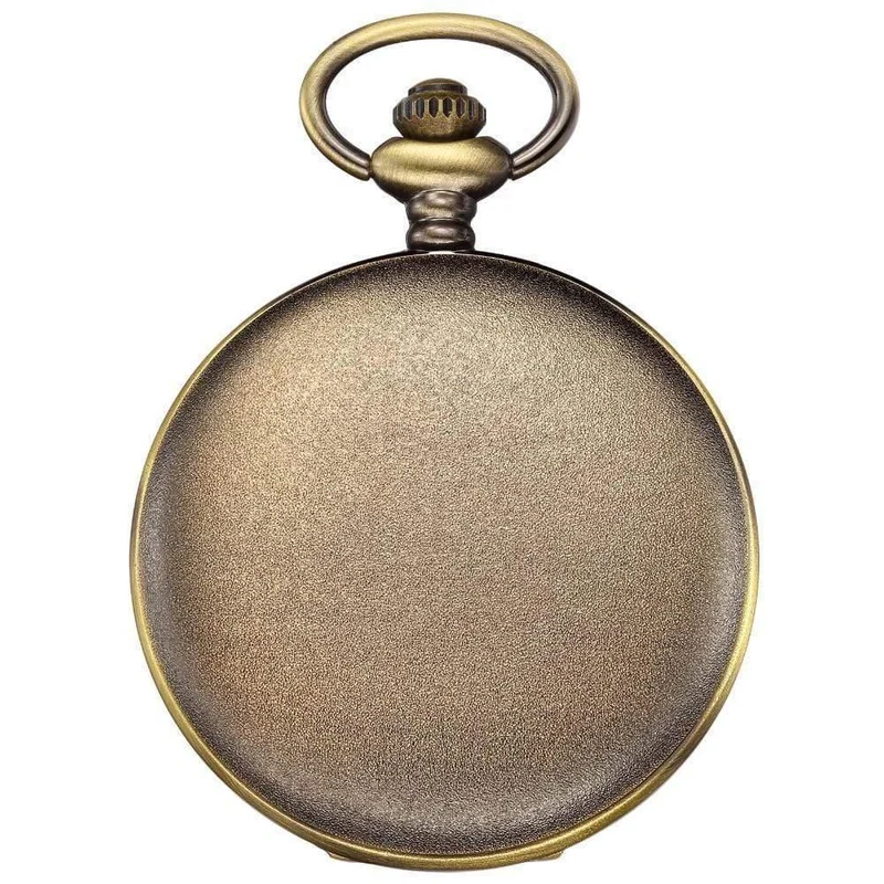 Bronze Boot Ruder Anker Muster Fall Karte Analog Relogio Schlüsselanhänger Uhr Kette Herren Quarz Taschenuhr / KSP106