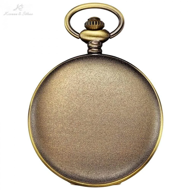 Bronze Boot Ruder Anker Muster Fall Karte Analog Relogio Schlüsselanhänger Uhr Kette Herren Quarz Taschenuhr / KSP106