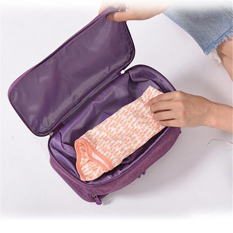 BH Unterwäsche Packwürfel Organizer Reisegepäck Wasserdichte Reisetasche für Frauen Beutel Koffer Platzsparendes Paket