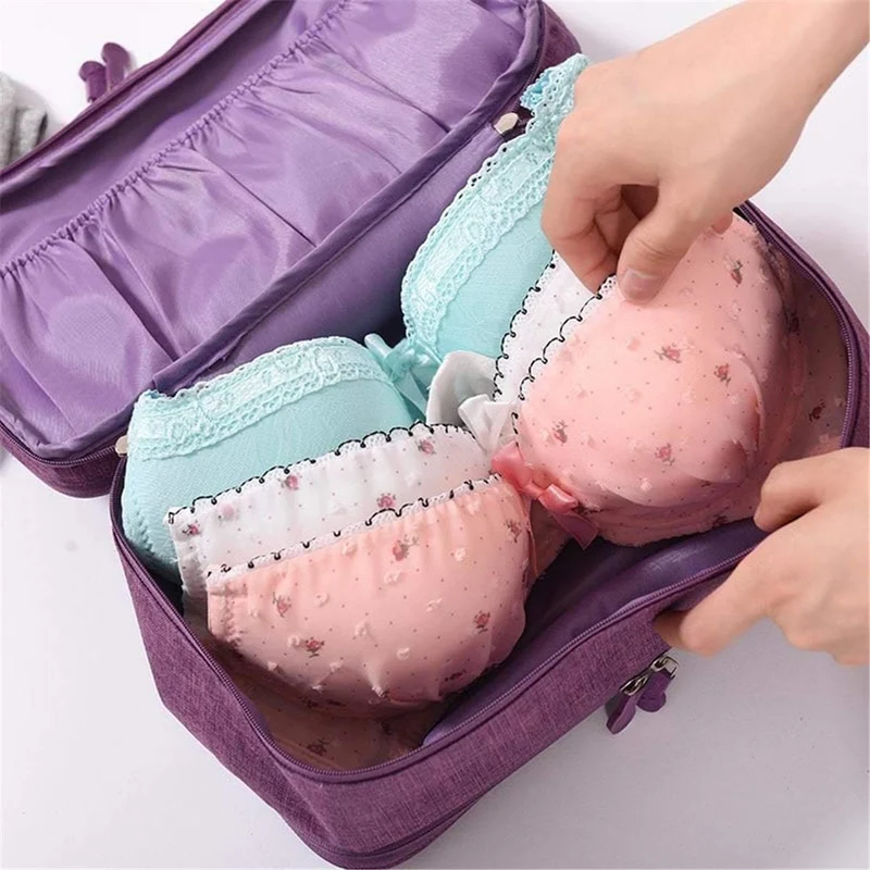 BH Unterwäsche Packwürfel Organizer Reisegepäck Wasserdichte Reisetasche für Frauen Beutel Koffer Platzsparendes Paket