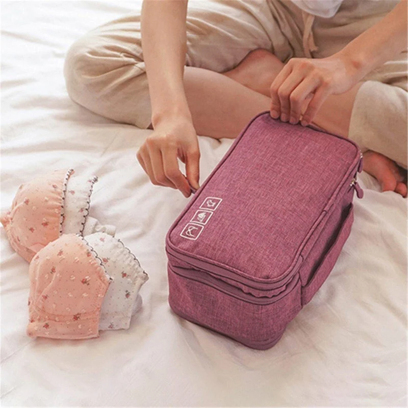 BH Unterwäsche Packwürfel Organizer Reisegepäck Wasserdichte Reisetasche für Frauen Beutel Koffer Platzsparendes Paket