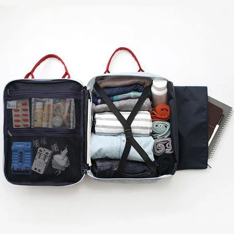 Wasserdichte Reisetasche aus Nylon für Männer, Reisetaschen, faltbarer Koffer, große Kapazität, Wochenend-Reisetasche, Packwürfel für Frauen