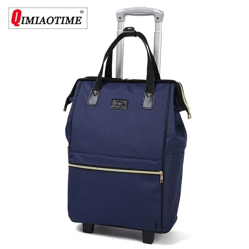 Oxford Tuch Wasserdicht Maletas De Viaje Con Ruedas Envio Koffer Gepäck Set Roll Reisetasche Festrollen