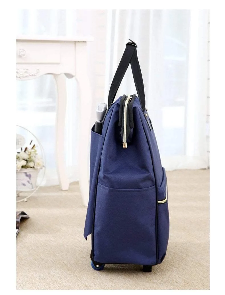 Oxford Tuch Wasserdicht Maletas De Viaje Con Ruedas Envio Koffer Gepäck Set Roll Reisetasche Festrollen