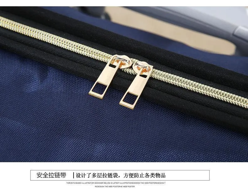 Oxford Tuch Wasserdicht Maletas De Viaje Con Ruedas Envio Koffer Gepäck Set Roll Reisetasche Festrollen